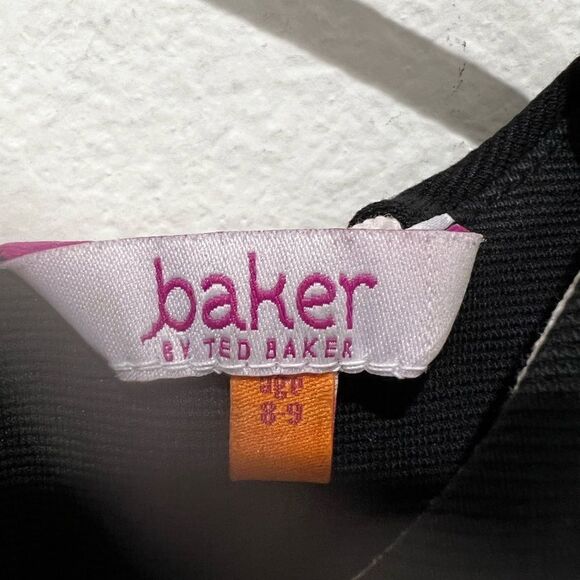 Baker By Ted Baker Girls Size 8-9 Colorblock Dress Fit Flare - Picture 3 of 3